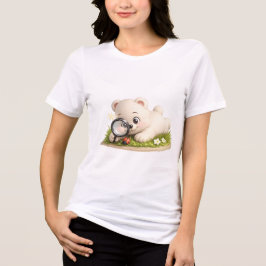 かわいいテディベアデザイン トライブレンドTシャツ