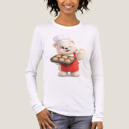かわいいテディベアデザイン トライブレンドTシャツ