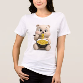 かわいいテディベアデザイン トライブレンドTシャツ