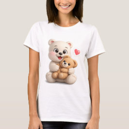 かわいいテディベアデザイン Tシャツ