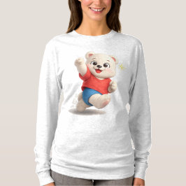 かわいいテディベアデザイン Tシャツ