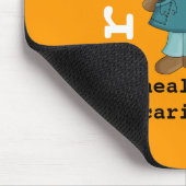 かわいいテディベアナース感謝ギフト マウスパッド (コーナー)