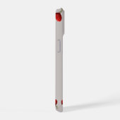 かわいいテディベアハートレッドローゼバレンタインデー iPhone 15ケース (右側面)