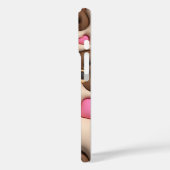 かわいいテディベアハートiPhoneステッカー Case-Mate iPhoneケース (裏面 / 左)