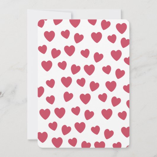 かわいいテディベアバーリーウェイベビーシャワー招待状 招待状 (裏面)