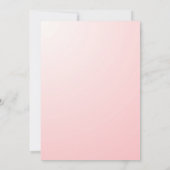 かわいいテディベアベビーシャワー招待状 招待状 (裏面)