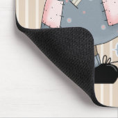 かわいいテディベアーエンジェルギフトマウスパッドナース マウスパッド (コーナー)