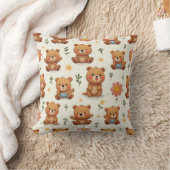 かわいいテディベアークッション クッション (ブランケット)