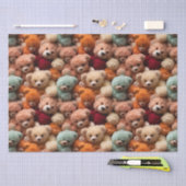 かわいいテディベアーズクラッシュ 男女兼用 | 生まれたばかりの 薄葉紙 (クラフト)