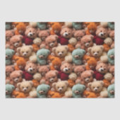 かわいいテディベアーズクラッシュ 男女兼用 | 生まれたばかりの 薄葉紙 (正面)