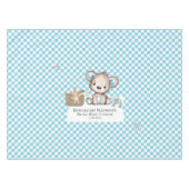 かわいいテディベアーピクニックベビーシャワー テーブルクロス (正面(横))