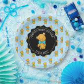 かわいいテディベア少年の赤ちゃんシャワー ペーパープレート (パーティー)