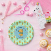 かわいいテディベア少年の赤ちゃんシャワー ペーパープレート (パーティー)