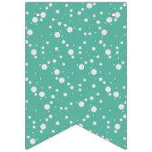 かわいいテディベア歓迎ベビー男女兼用シャワー バンティングフラッグ (第1の旗)