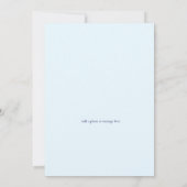 かわいいテディベア誕生日パーティーの招待状 招待状 (裏面)