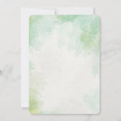 かわいいテディベア誕生日パーティー 招待状 (裏面)