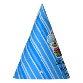 かわいいテディベア誕生日紙パーティー帽子 パーティーハット (左)