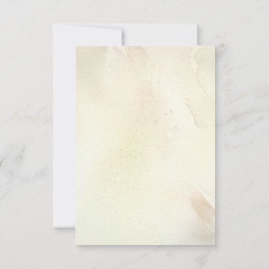 かわいいテディベア赤ちゃんシャワーありがとう サンキューカード (裏面)