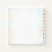 かわいいテディベア1stバースデーゲストブック ノートブック (裏面)