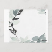 かわいいテディベア　ありがとう ポストカード (裏面)