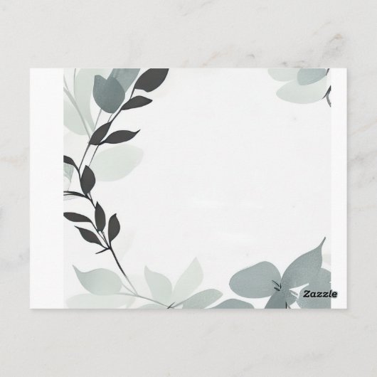 かわいいテディベア　ありがとう ポストカード (裏面)