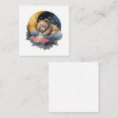 かわいいテディベア エンクロージャーカード (正面/裏面)