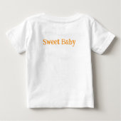 かわいいテディベア キッズTシャツ ベビーTシャツ (裏面)