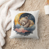 かわいいテディベア クッション (ブランケット)