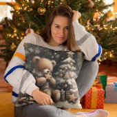 かわいいテディベア・クリスマス クッション