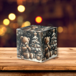 かわいいテディベア・クリスマス フェイバーボックス