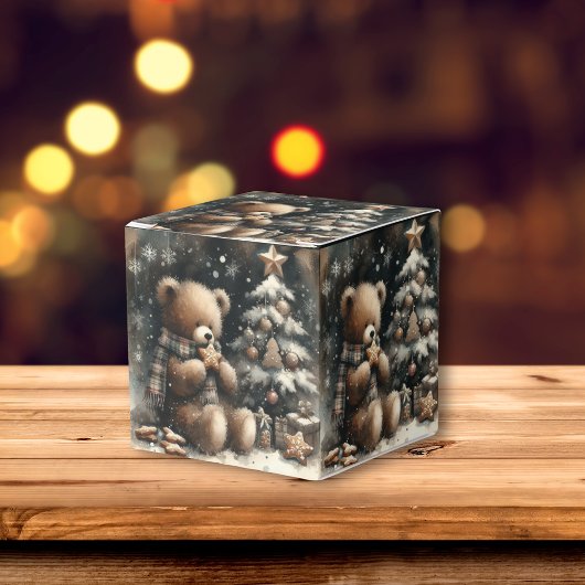 かわいいテディベア・クリスマス フェイバーボックス