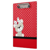 かわいいテディベア クリップボード (左)