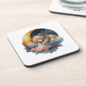 かわいいテディベア コースター (左側)