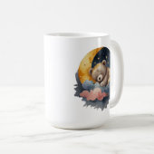 かわいいテディベア コーヒーマグカップ (正面右)