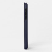 かわいいテディベア ネイビーブルー iPhone 11 カバー (裏面/左)