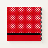 かわいいテディベア ノートブック (裏面)