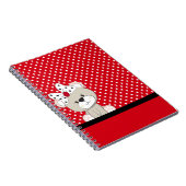 かわいいテディベア ノートブック (右側)