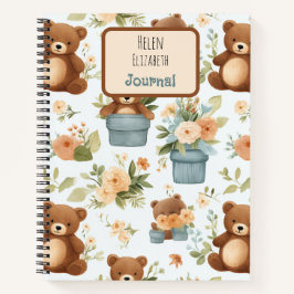 かわいいテディベア ノートブック