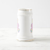 かわいいテディベア ハート ビールジョッキ (中央)