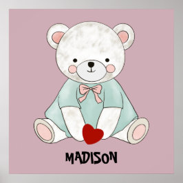 かわいいテディベア ポスター