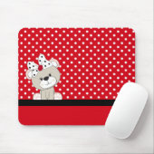 かわいいテディベア マウスパッド (マウス)