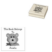 かわいいテディベア ラバースタンプ (押印)