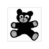 かわいいテディベア ラバースタンプ (インプリント)