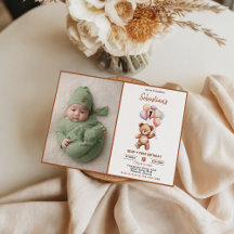 かわいいテディベア 1歳の誕生日 | スイートベア