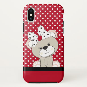 かわいいテディベア iPhone XSケース