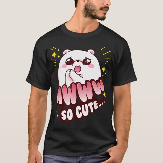 かわいいテディベア Tシャツ (正面)