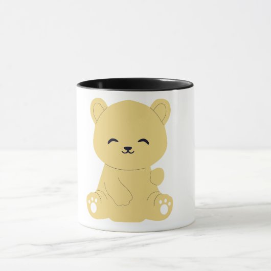 かわいいテディベアMUG マグカップ (中央)