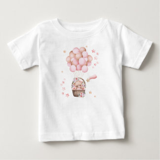 かわいいテディベアTシャツ女子 ベビーTシャツ
