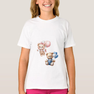 かわいいテディベアTシャツ Tシャツ