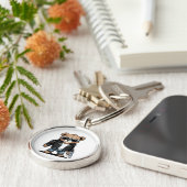 かわいいテディミーム キーホルダー (側面)